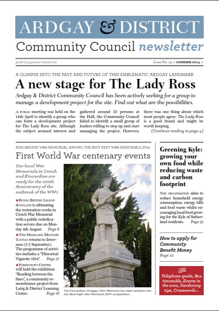 Summer 2014 Front Page